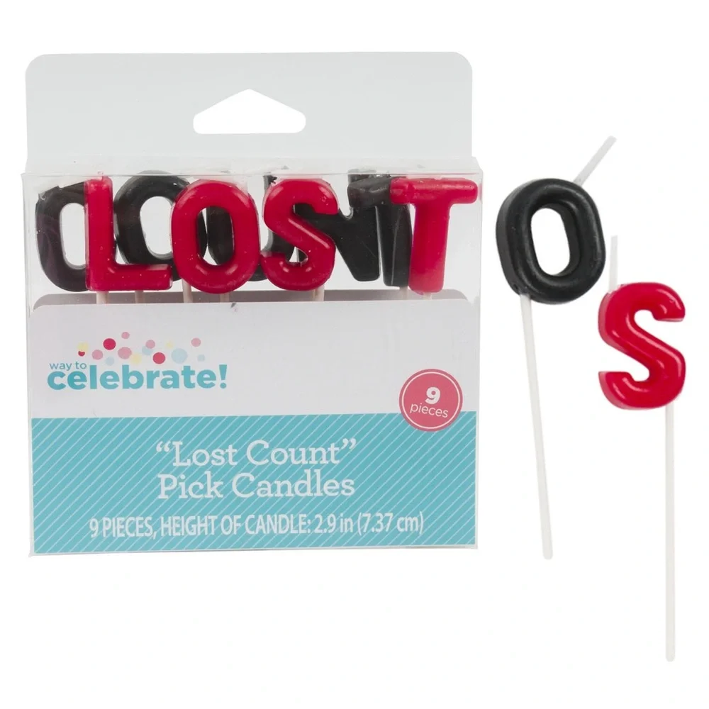 Birthday Candle “Lost Count” - 6pk